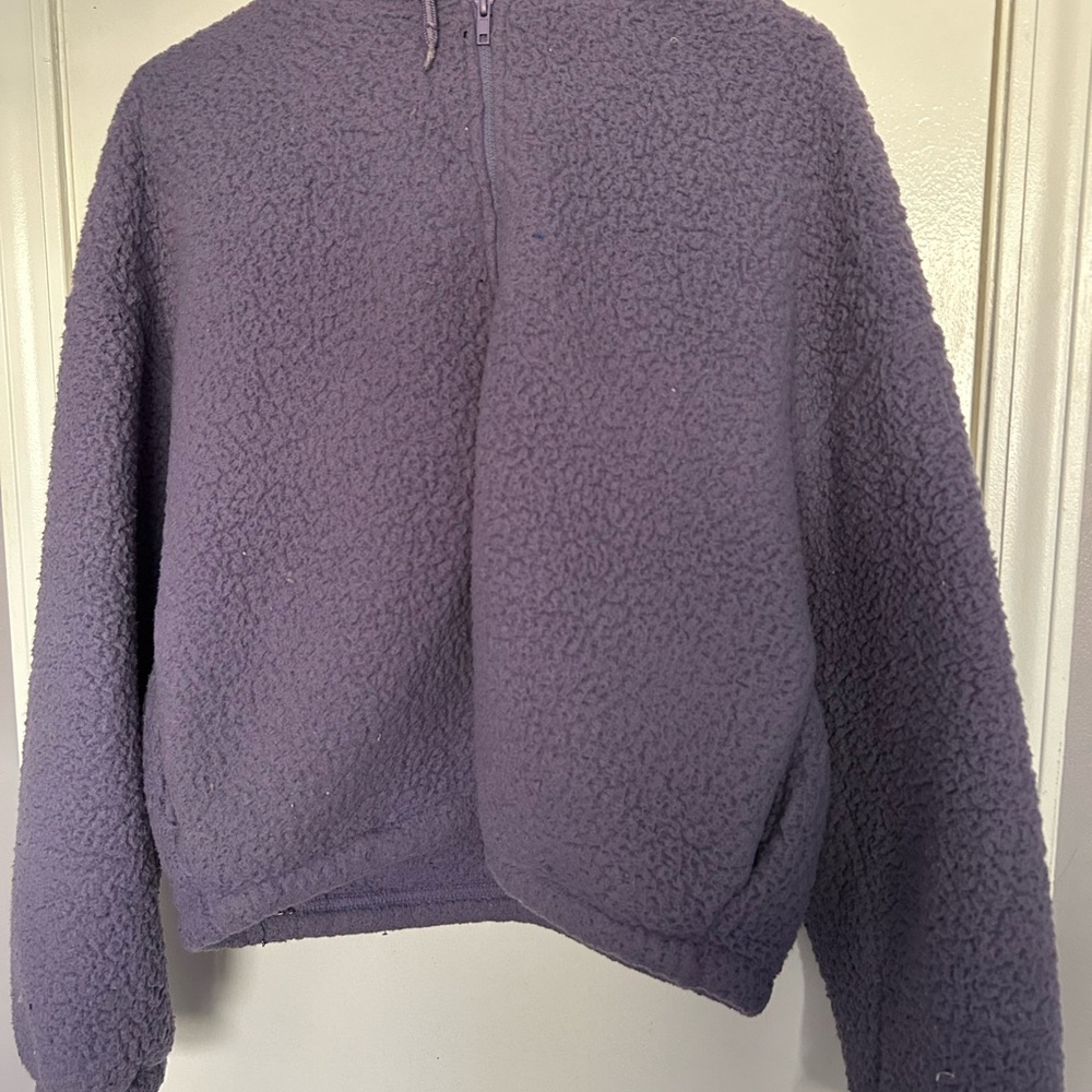 Cozy Purple Fleece Pullover